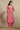 Pink Zari Embroidered Tissue Flared Kurta and Palazzo and Dupatta Set