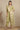 Green Zari Embroidered Tissue Flared Kurta and Palazzo and Dupatta Set