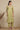 Green Zari Embroidered Tissue Flared Kurta and Palazzo and Dupatta Set