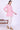 Pink Embroidered Pure Cotton Kurti &amp; Trousers Set