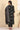 Black Solid Schiffli Embroidered Flared Kurta, Trousers and Dupatta Set