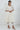 Off White Embroidered Printed Schiffli Flared Kurta, Trouser And Dupatta Set
