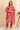 Red Floral Printed Lace Embellished A-Line Woven Fabric Kurta, Trousers and Dupatta
Set