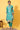 Green Floral Printed A-line Kurta, Trousers and Stole Set