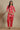 Red Bold Floral Printed A-line Kurta and Pants Co-ord Set