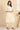 Cream Solid Schiffli Embroidered Flared Kurta, Leggings and Dupatta Set