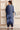 Blue Printed Sequinned Straight Modal Kurta, Trouser and Dupatta Set