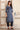 Blue Printed Sequinned Straight Modal Kurta, Trouser and Dupatta Set