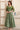 Green Floral Printed Flared Pure Cotton Spaghetti Dress and Crop Jacket Set