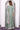 Green Floral Printed Lace Pure Cotton Straight Top, Skirt and Stole Set