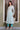 Sky Blue Floral Printed Zari Embroidered Anarkali Kurta, Trouser and Stole Set