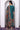 Green Floral Printed Hand Work Jacquard Straight Kurta, Palazzo and Dupatta Set