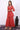 Red Ethnic Motifs Zari Embroidered Flared Kurta, Sharara and Dupatta Set