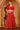 Red Abstract Printed Straight Crop Top and Skirt Set