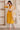 Yellow Embroidered Straight Cotton Kurta, Trouser and Dupatta Set