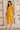 Yellow Embroidered Straight Cotton Kurta, Trouser and Dupatta Set