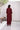 Maroon Solid Thread Work Straight Cotton Kurta with Salwar
