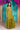 Green Self Design Sequined Straight Yarn Dyed Kurta with Palazzo and Dupatta Set