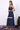 Blue Bandhni Printed Embroidered Georgette Straight Spaghetti Kurta, Sharara and Dupatta Set