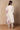 Off-White Embroidered A-Line Cotton Kurta with Trouser and Dupatta Set