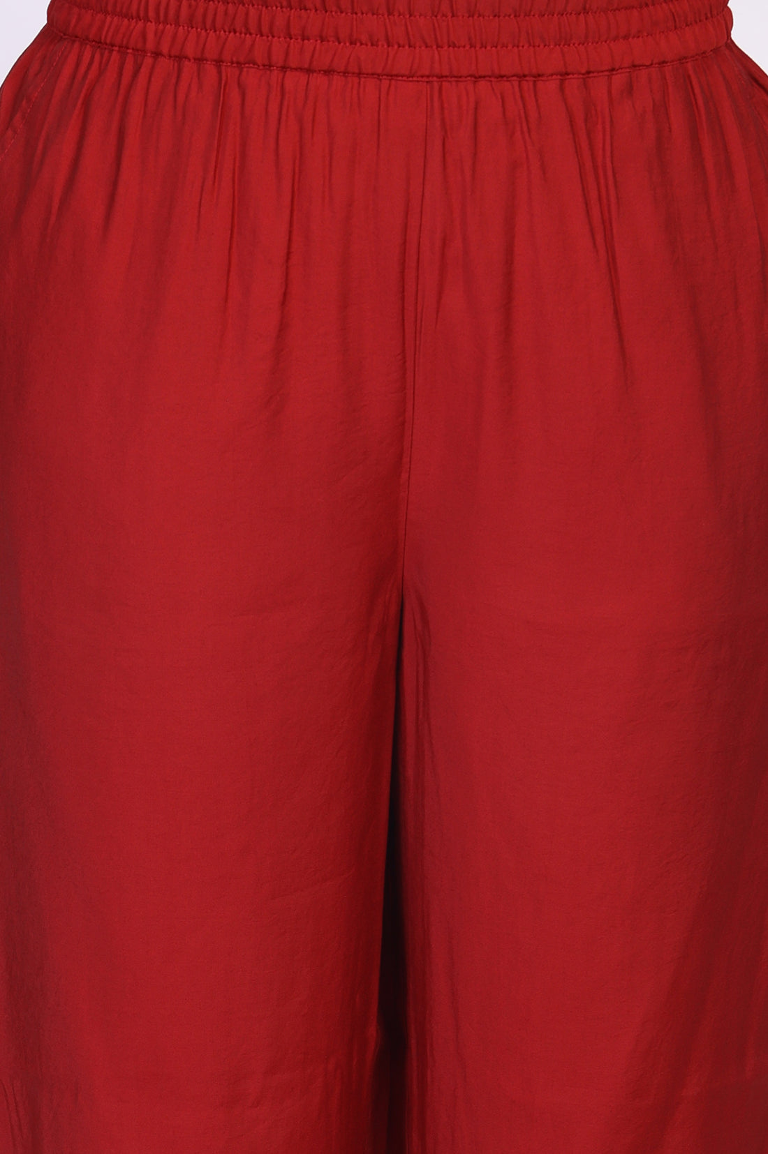 Marron Embroidered Straight Kurta with Pant and Dupatta Set