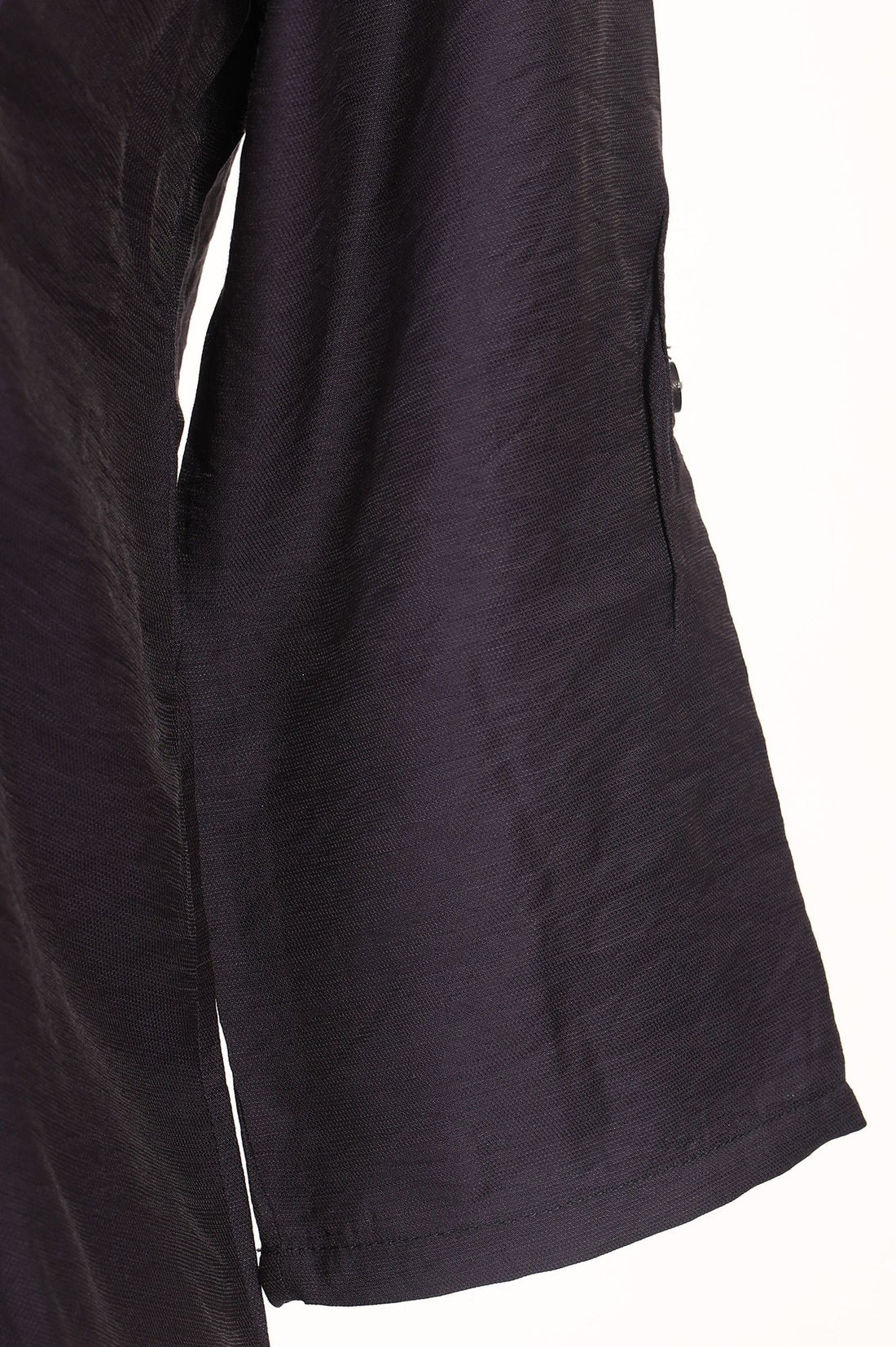 Navy Blue Solid Rayon Blend A-line Top with Palazzo Set