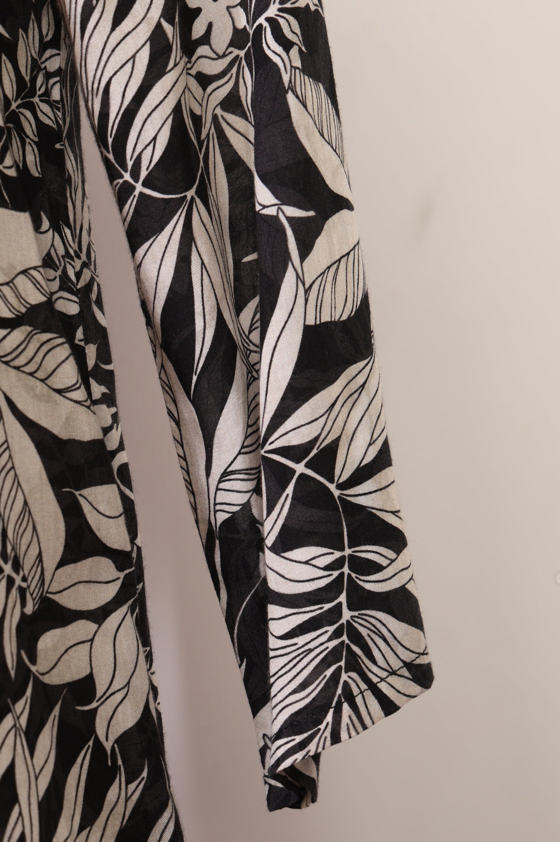 Black Floral Printed Rayon Straight Top with Palazzo Co-ord Set