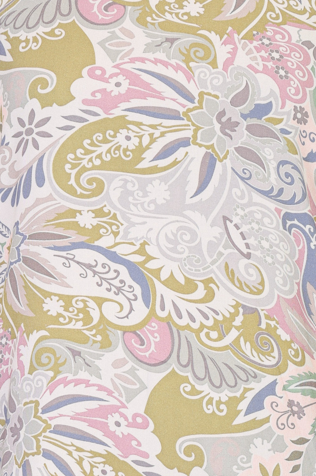 White Paisley Printed Rayon Sleeveless Straight Kurta with Palazzo Co-ord Set