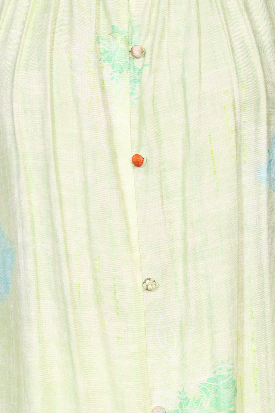 Green Floral Printed Rayon Straight Kurta with Palazzo Co-ord Set