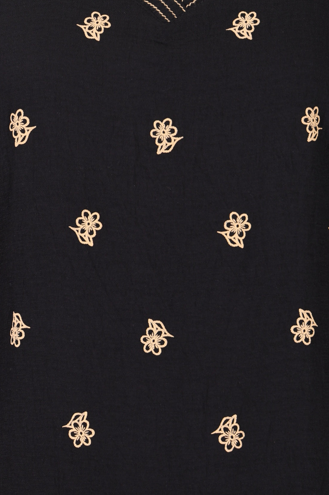 Black Floral Printed Rayon Straight Kurta with Palazzo Co-ord Set