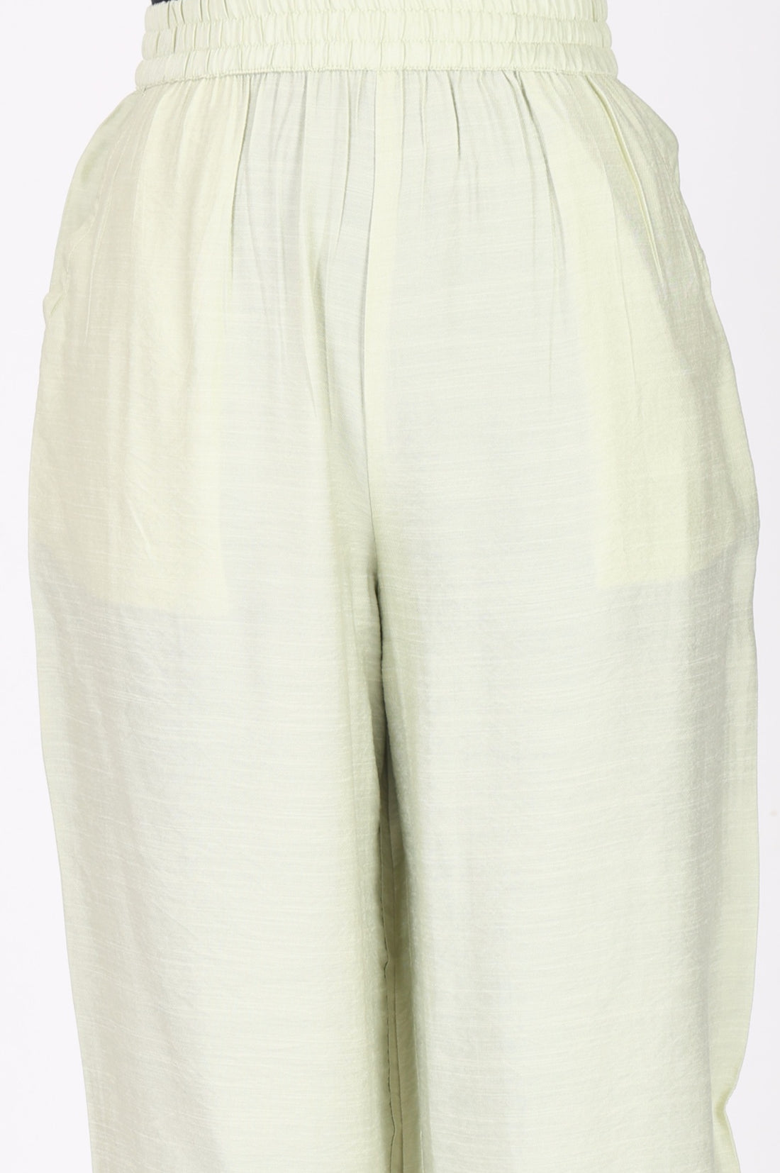 Light Green Floral Printed Rayon Straight Top with Palazzo Co-ord Set