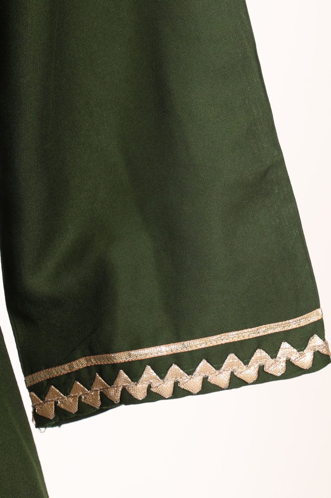 Green Mirror Work Rayon Straight Kurta with Pant and Dupatta Set