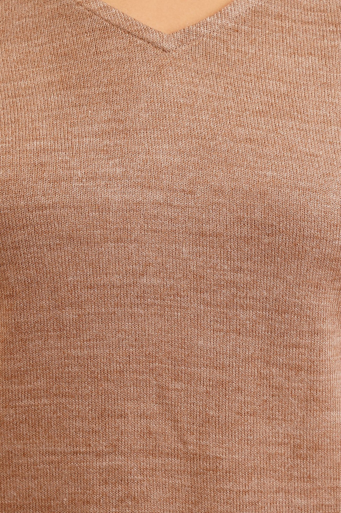 Beige Thread Embroidered Acrylic Straight Winter Top with Palazzo Set
