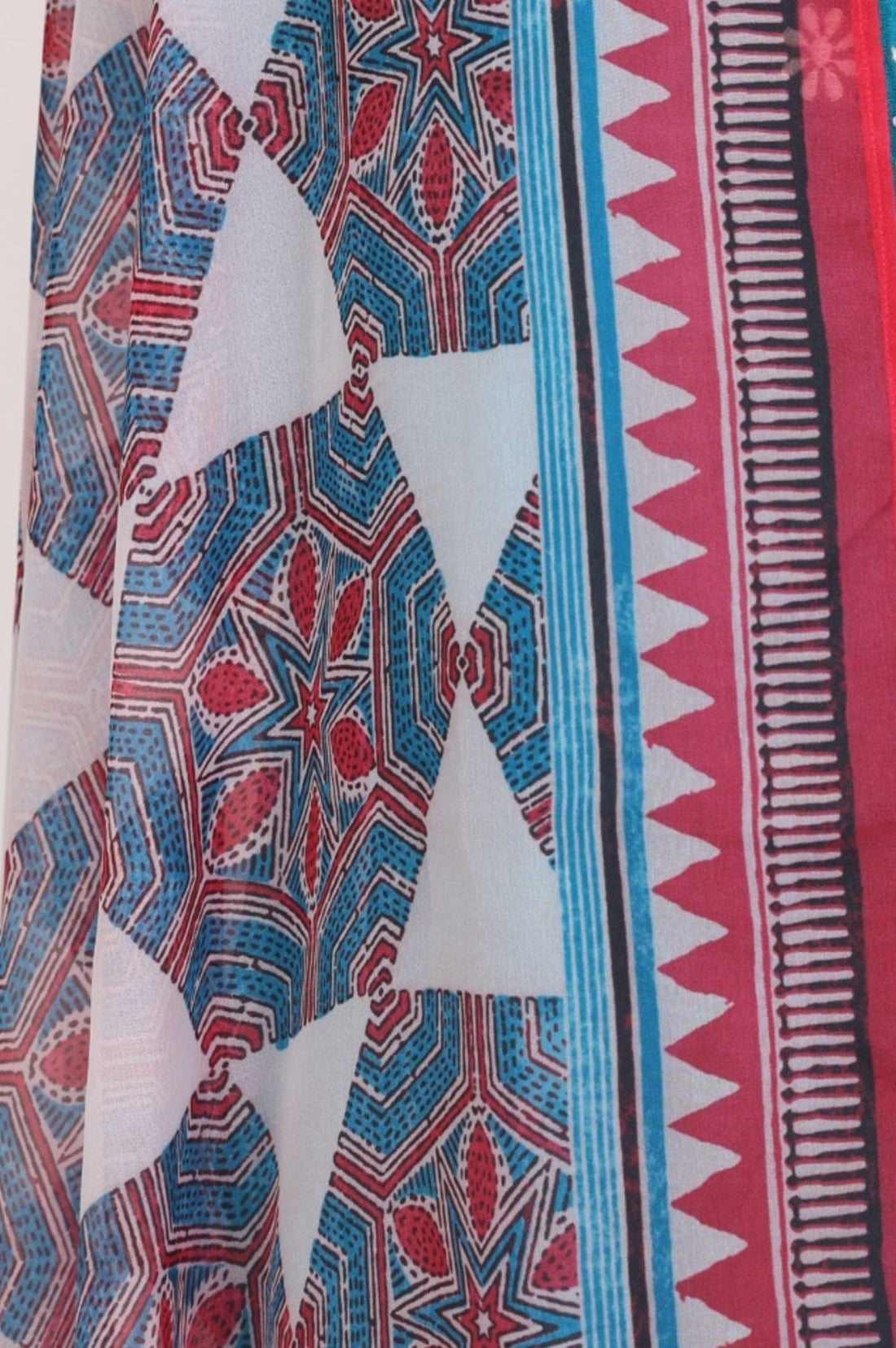 Multicolor Geometric Printed Dupatta