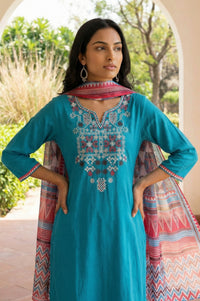 Multicolor Geometric Printed Dupatta