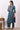 Blue Embroidered Yoke Pure Cotton Straight Kurta and Pants Set