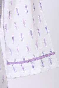 White Yarn Dyed Pure Cotton Straight Kurta and Palazzo Co-ord Set