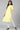 Yellow Mandarin Neck Solid kurta