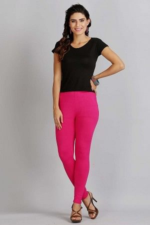 Pink Knitted Churidar