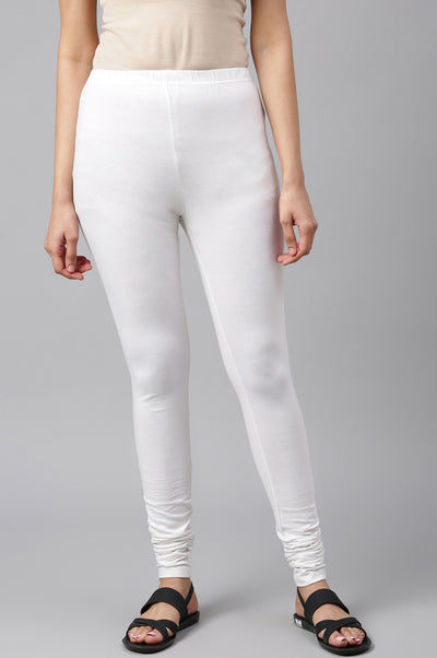 White Knitted Churidar