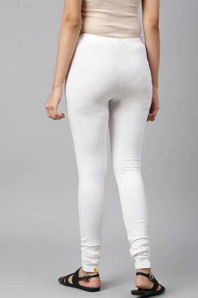 White Knitted Churidar