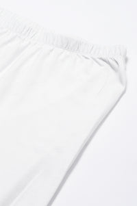 White Knitted Churidar