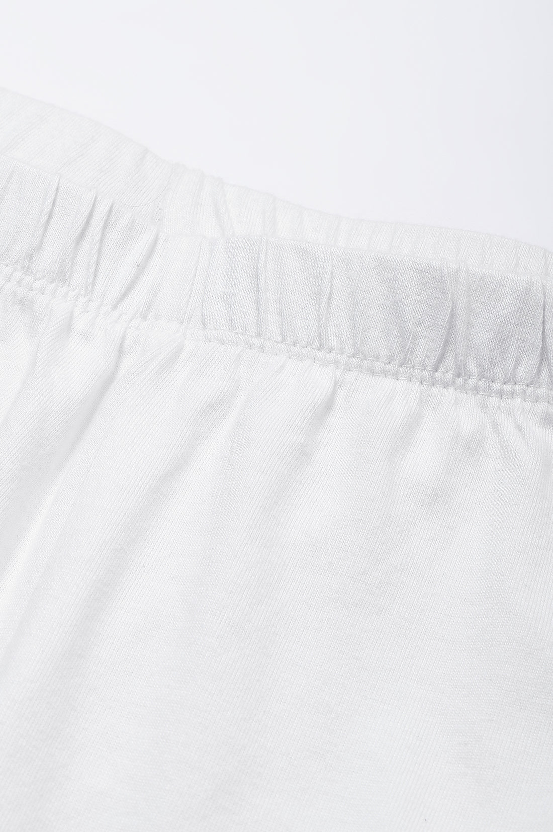 White Knitted Churidar