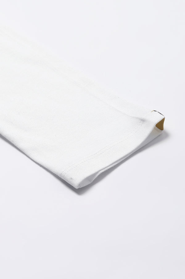 White Knitted Churidar