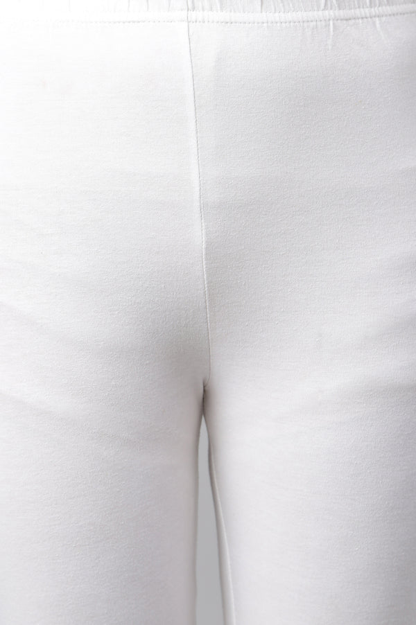 White Knitted Churidar