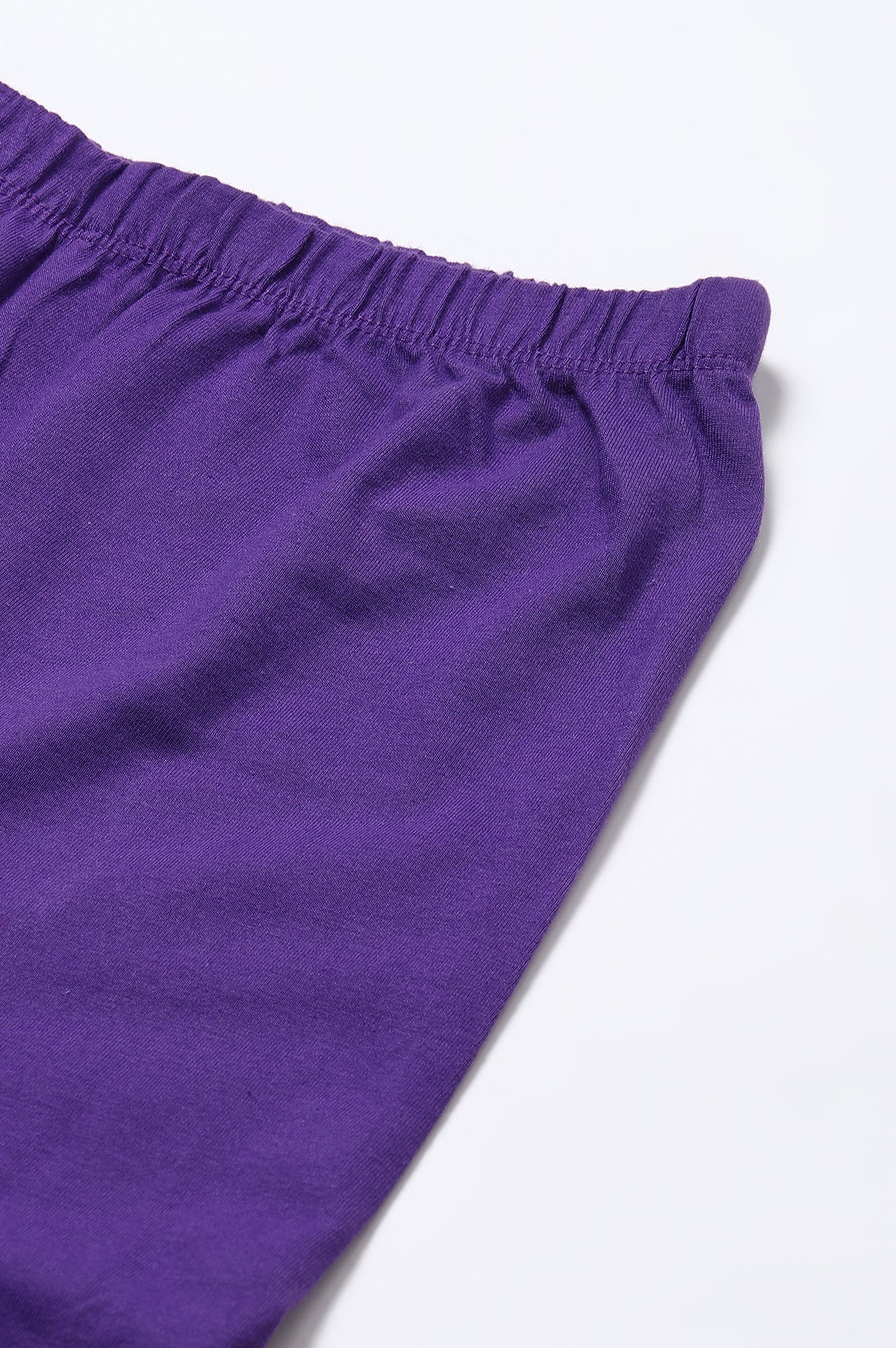 Purple Knitted Churidar