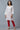 Red Solid Trousers