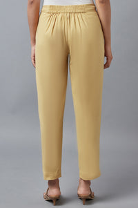 Gold Solid Trousers