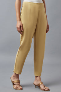 Gold Solid Trousers