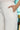 Off White Solid Cotton Flax Culottes in Calf Length